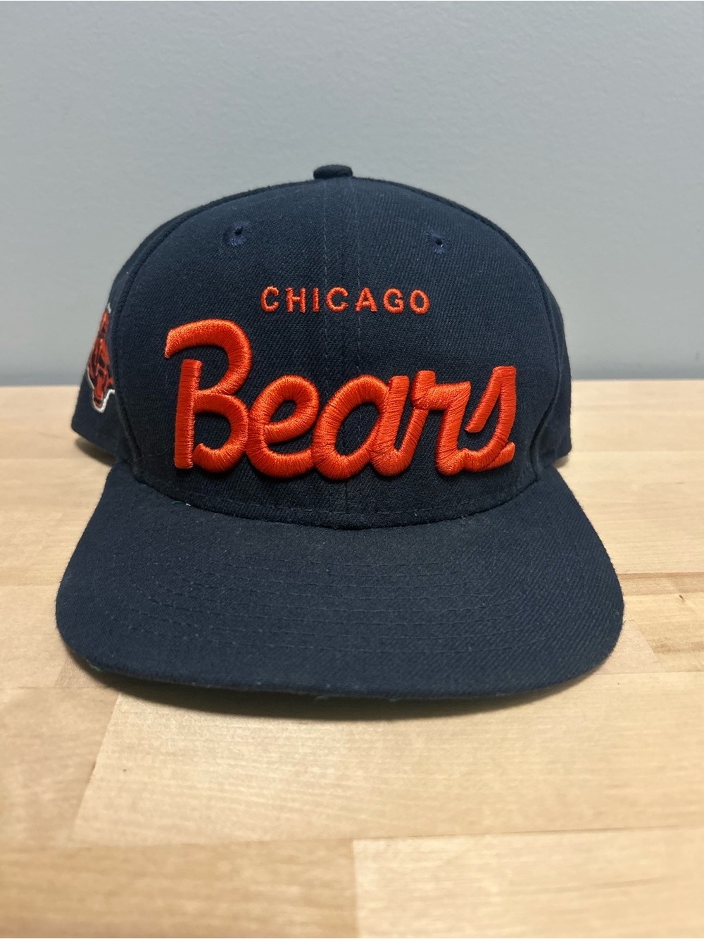 Chicago Bears Patch New Era Script Retro Snapback Green UV